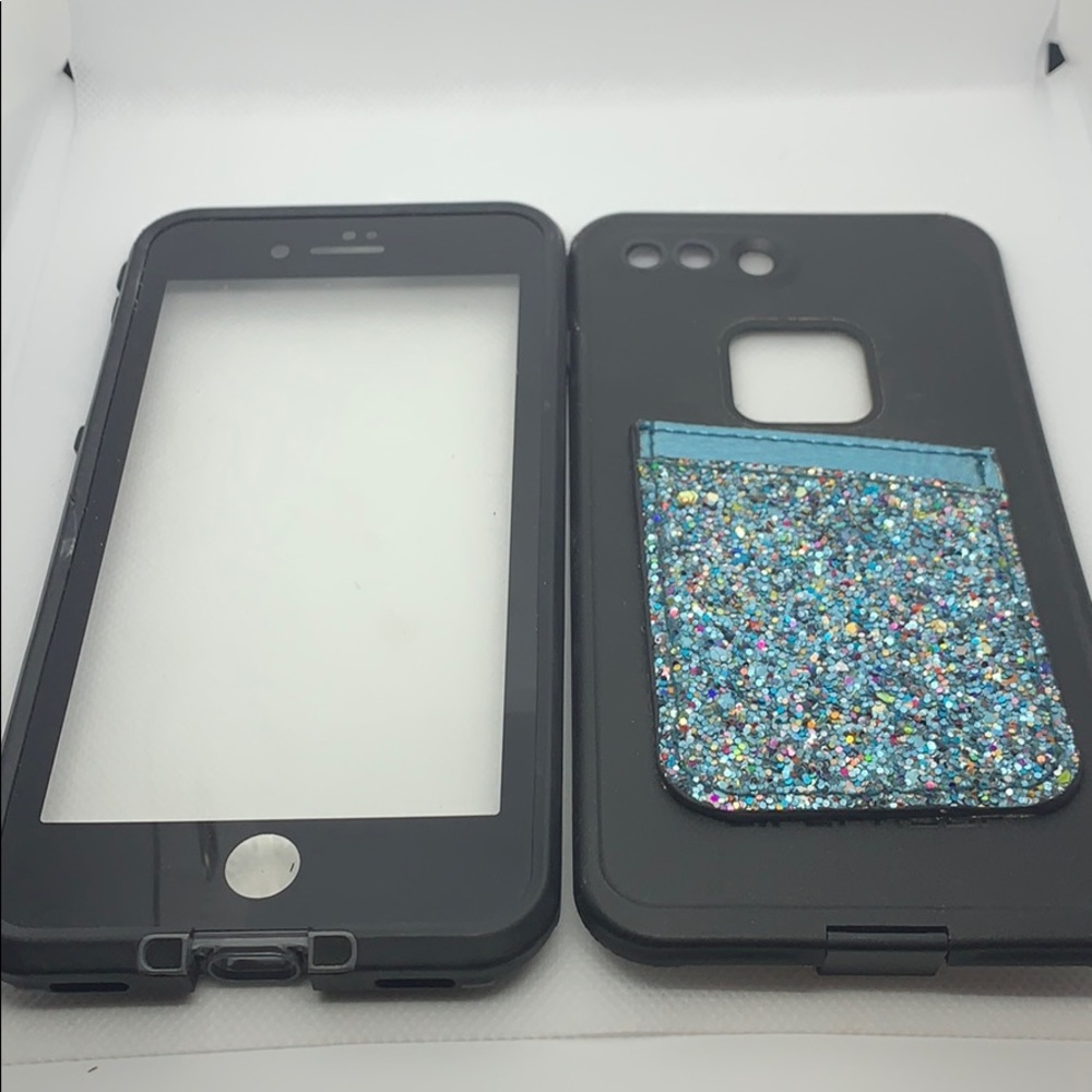 Life proof case with wallet.